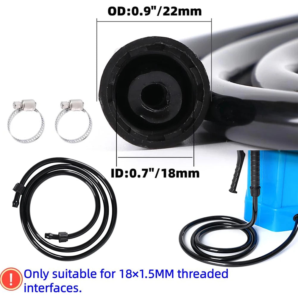 PVC Replacement Hose Garden Sprayers Pressure Easy Fit Spray Sprayer