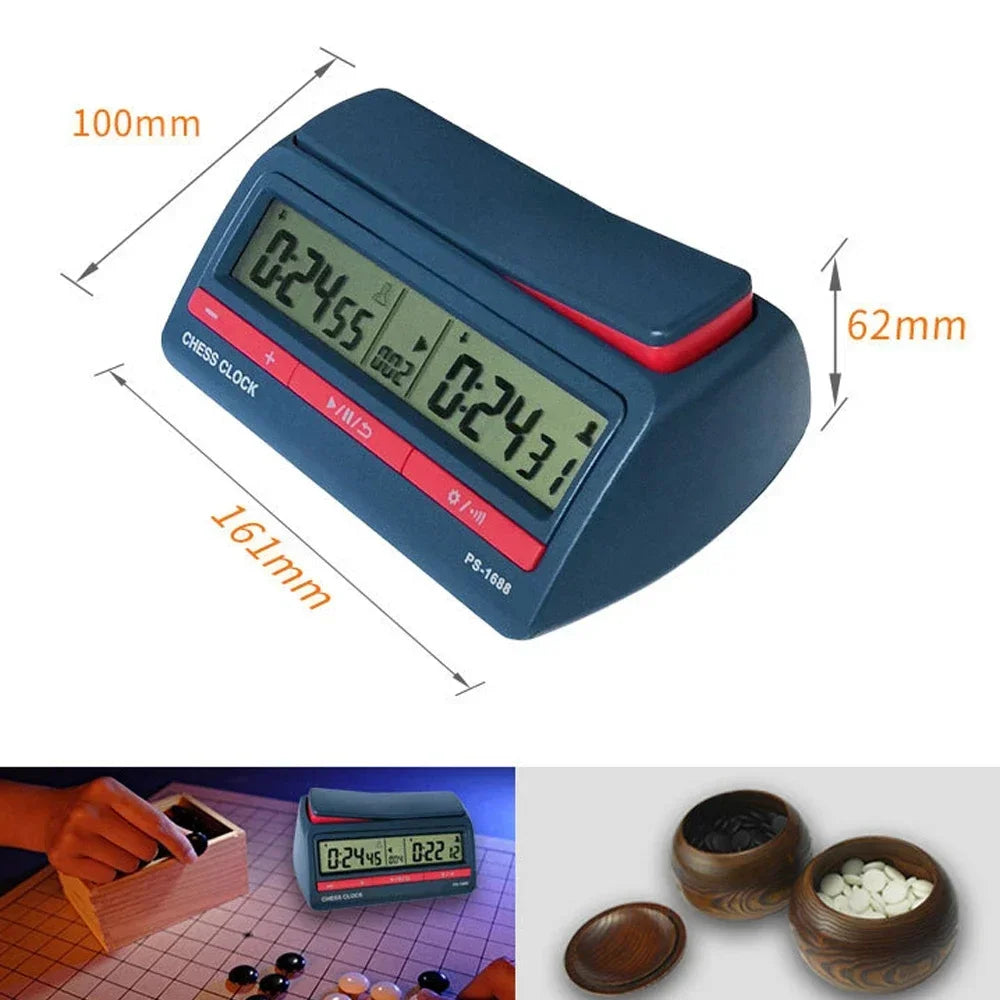 Digital Timer Board Game Clock Chess Chinese Go Games Tools
