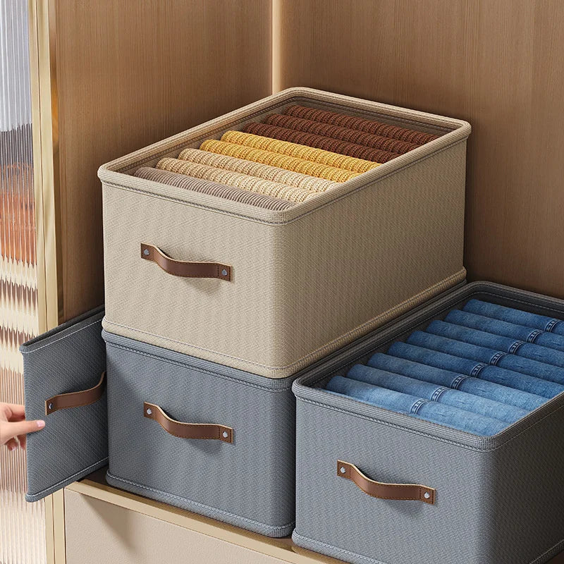 Oxford Foldable Storage Basket for Clothes, Toys & Sweaters