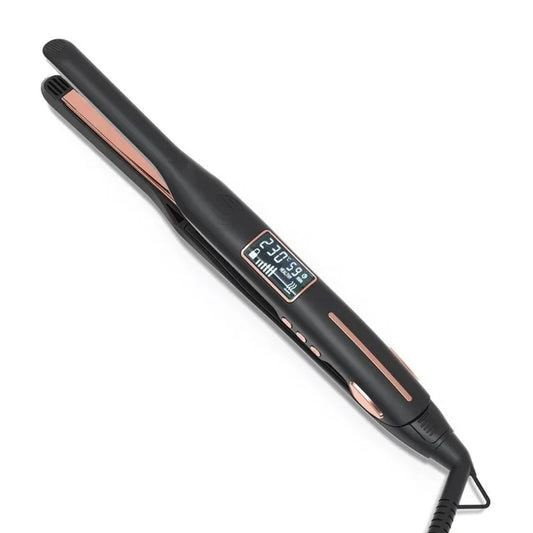Mini Titanium Pencil Flat Iron for Short Hair & Beard Styling Mini Hair Straightener Peaceful Pleasures Health and Wellness