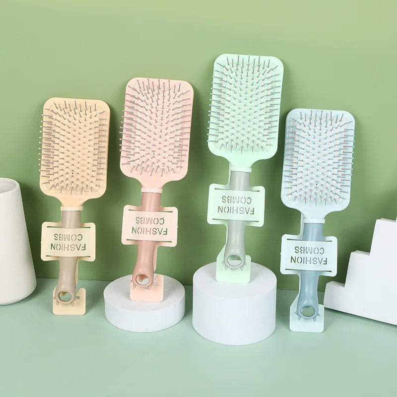 1-4pcs Creative Multi-Style ABS Air Cushion Comb Fashionable Hair Smoothing Square Massage Scalp Massage Hairdressing Comb Peaceful Pleasures Health and Wellness