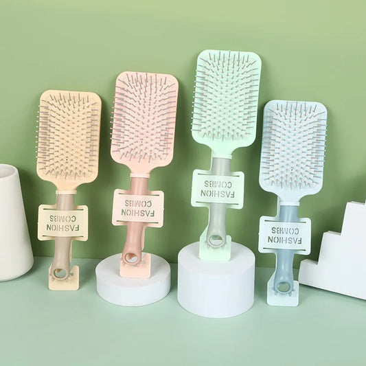 1-4pcs Creative Multi-Style ABS Air Cushion Comb Fashionable Hair Smoothing Square Massage Scalp Massage Hairdressing Comb Peaceful Pleasures Health and Wellness