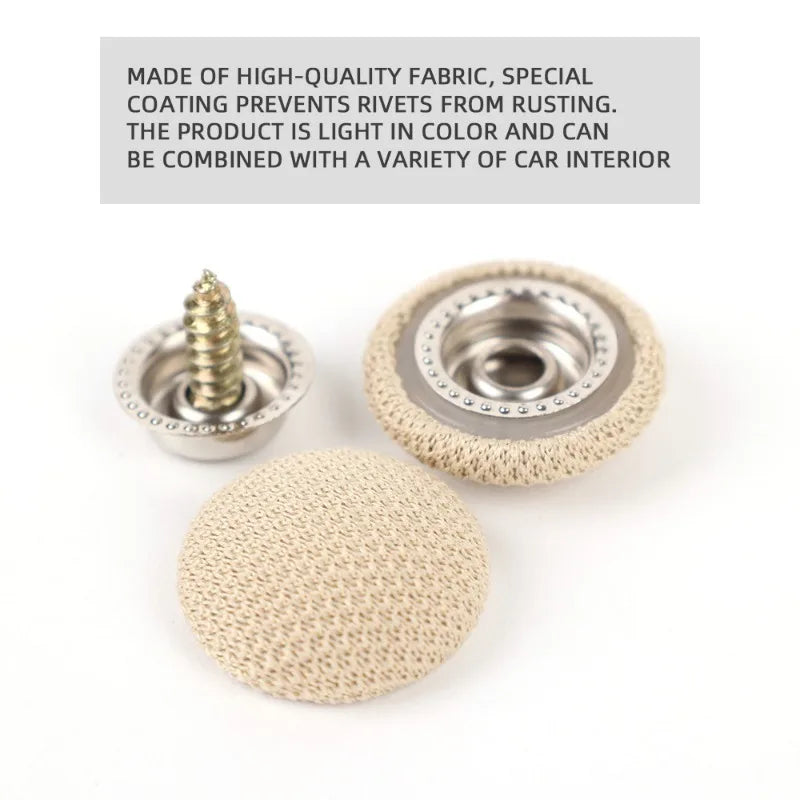 60/30Pcs Car Roof Fasteners Roof Cloth Fall Off Repair Buckle Roof Cloth Drooping Fixed Buckle Car Interior Ceiling Flannel Tool Peaceful Pleasures Health and Wellness