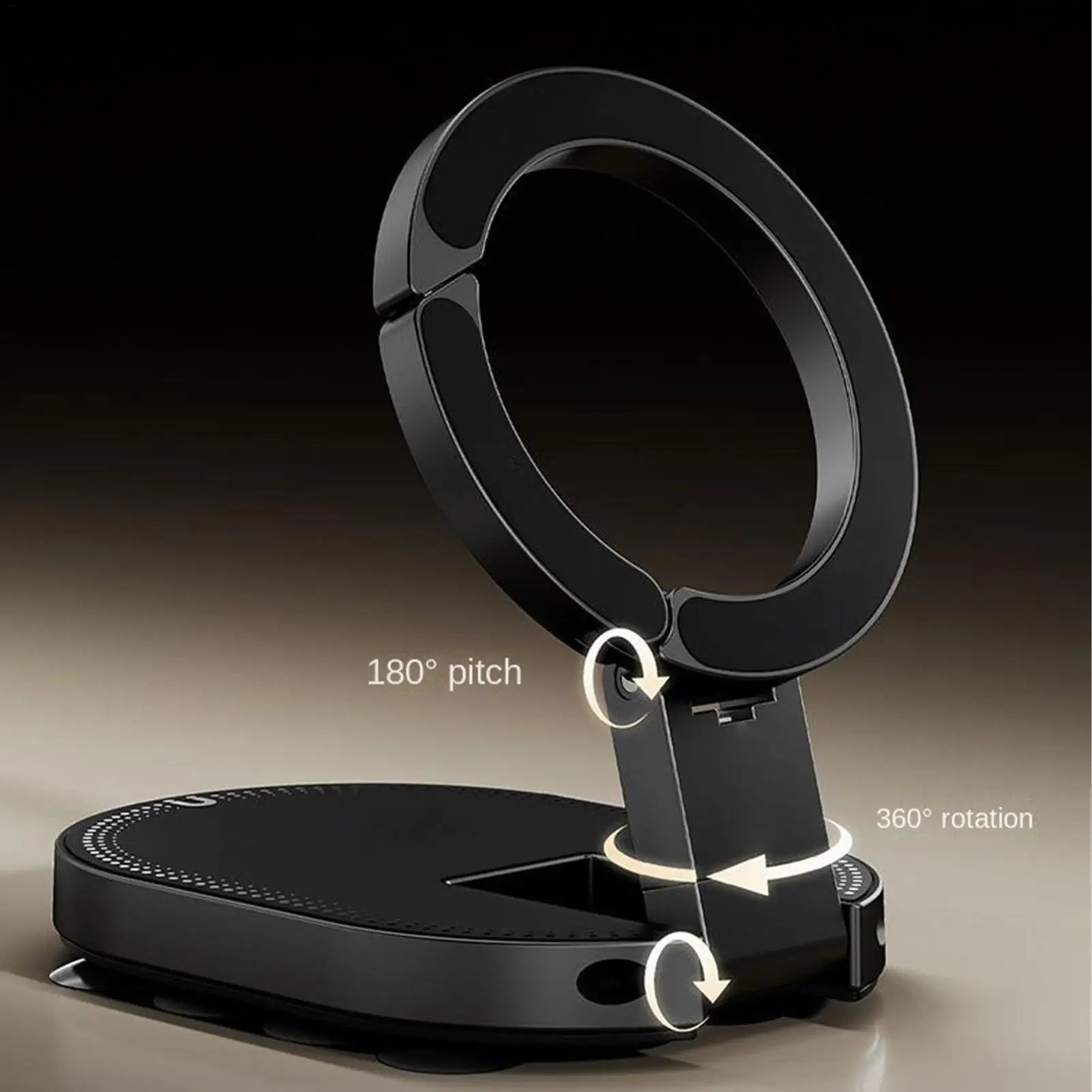 Magnetic Phone Mount Suction Cup Automobile Navigation Stand 360 Degree Adjustable Car Phone Holder Mount for Hands-Free Peaceful Pleasures Health and Wellness