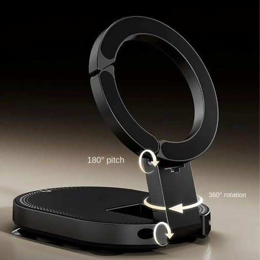 Magnetic Phone Mount Suction Cup Automobile Navigation Stand 360 Degree Adjustable Car Phone Holder Mount for Hands-Free Peaceful Pleasures Health and Wellness