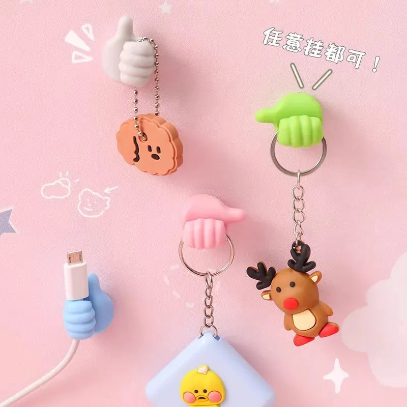 Bview Art Cute Adhesive Cable Clips No Drill Strong Wire Holders Data