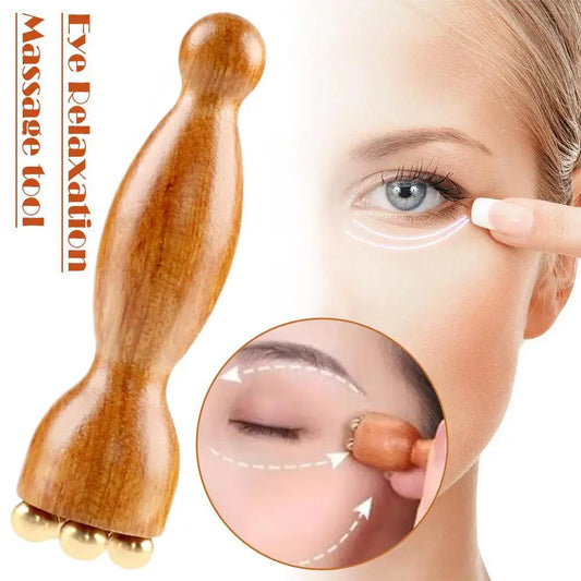 Professional Lotus Seedpod Beauty Brass Rosewood Facial Gua Sha Tool Eye Relaxation Spot Meridians Acupoint Massage Handheld Peaceful Pleasures Health and Wellness
