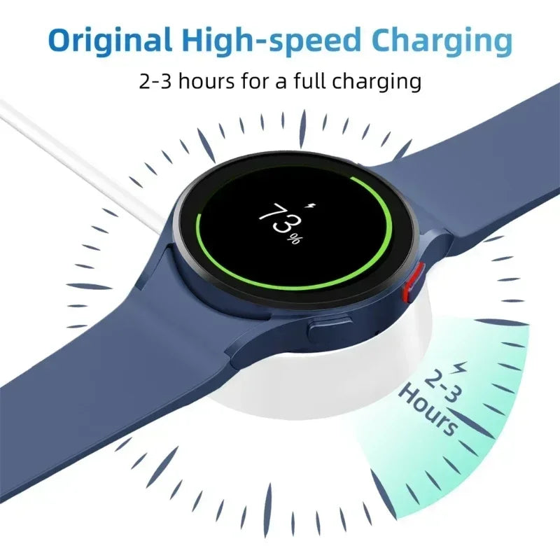 Keychain Charger Cable for Samsung Galaxy Watch 6 5 4 3 Active Peaceful Pleasures Health and Wellness