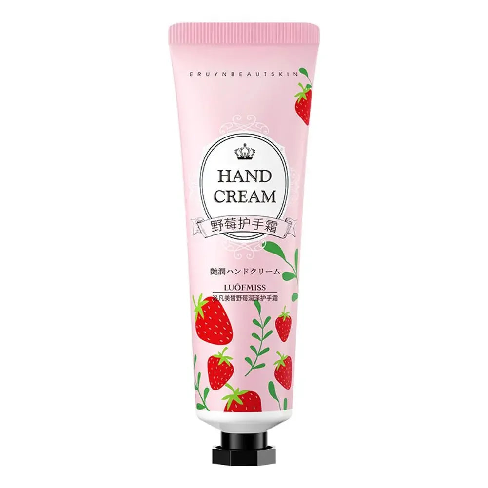 Plant Fruit Hand Cream 30g – Deep Moisture & Repair Hand Care Peaceful Pleasures Health and Wellness Strawberry