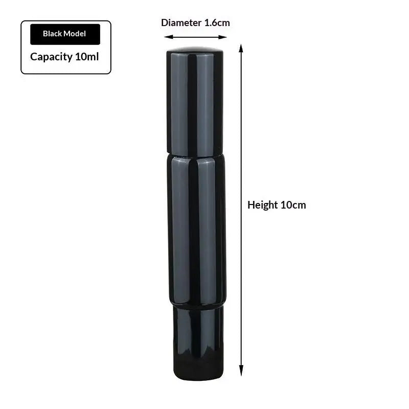 Dual Head Refillable Perfume Glass Bottle – Spray & Roller