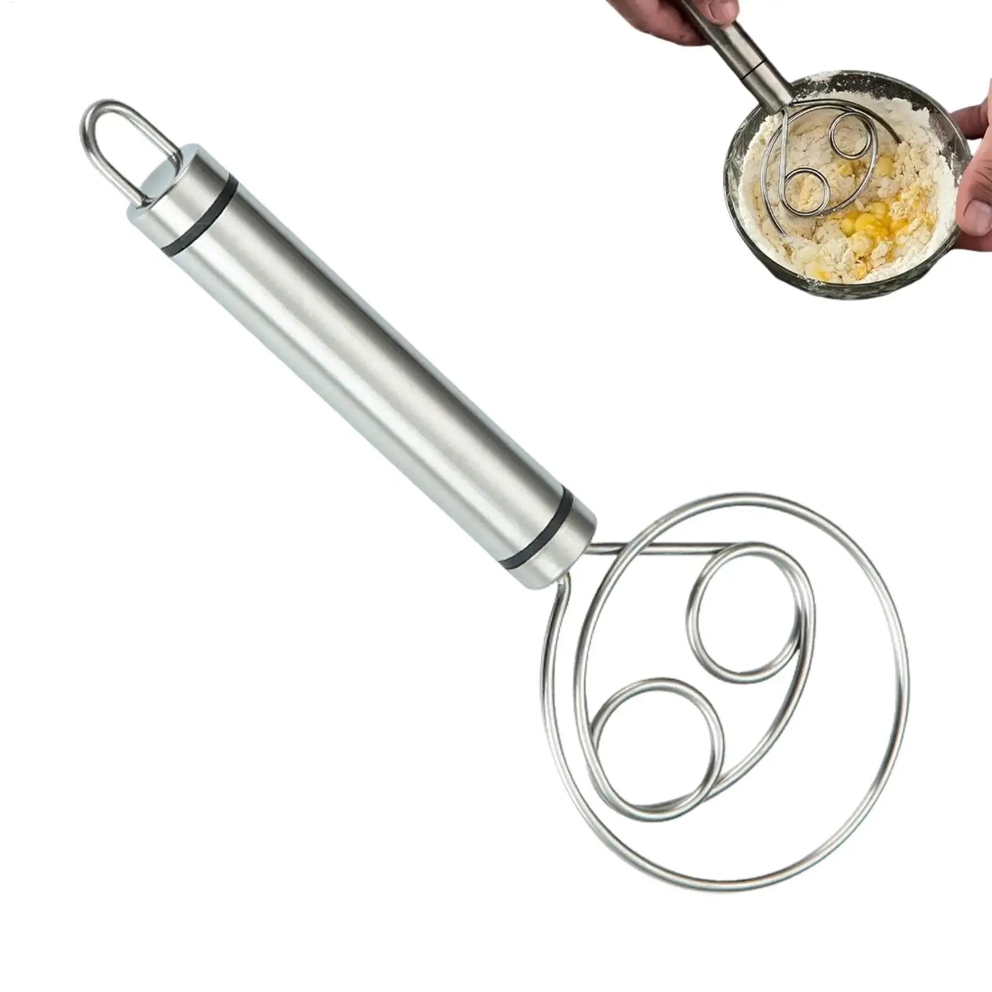 Stainless Steel Dough Whisk | Bread & Pastry Blender