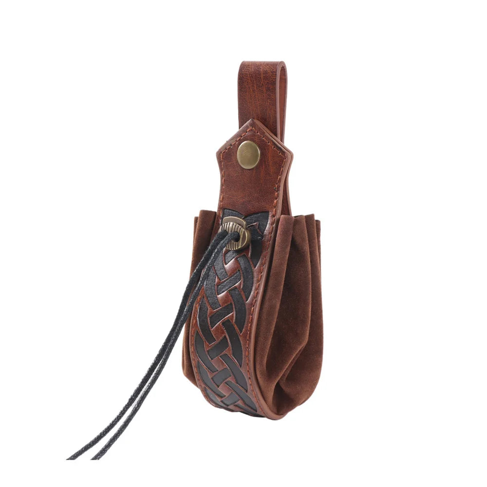 Medieval Leather Belt Cork Dark Magic Bottle Cover 3 Glass Bottles