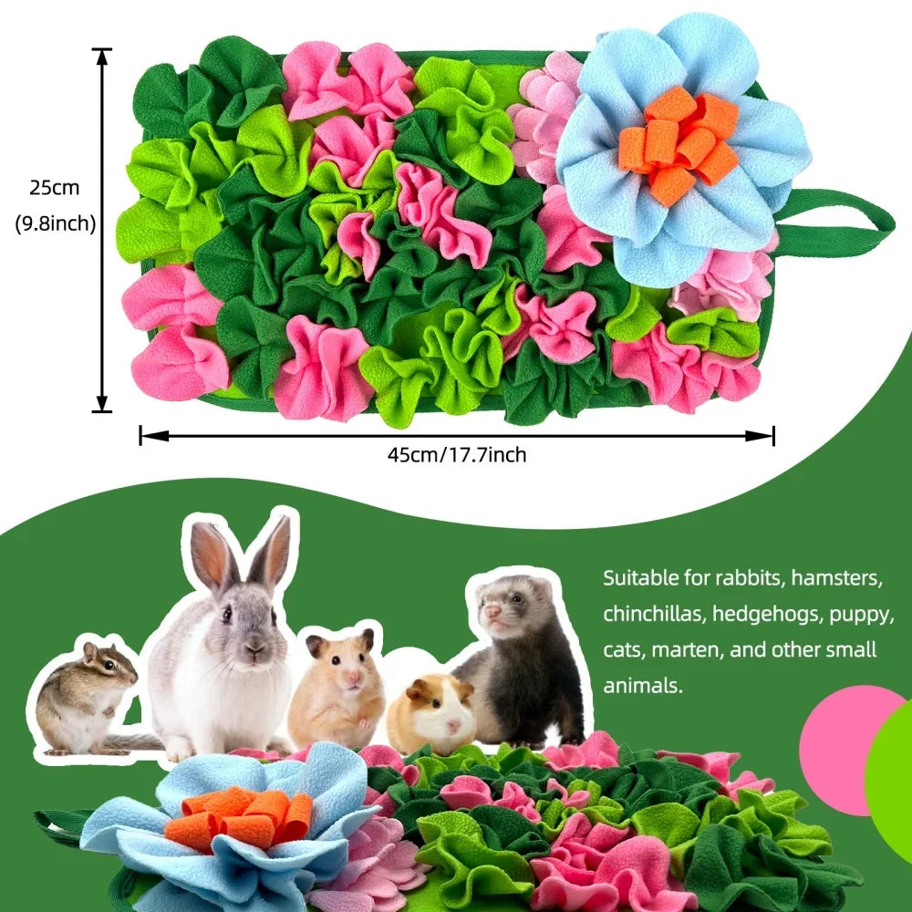 Interactive Foraging Mat for Rabbits, Guinea Pigs & Small Pets