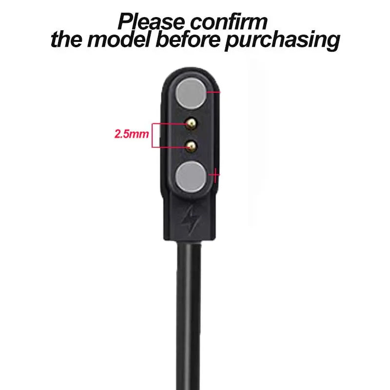 LIFEBEE GT01 Smartwatch USB Magnetic Charging Cable 60cm Peaceful Pleasures Health and Wellness