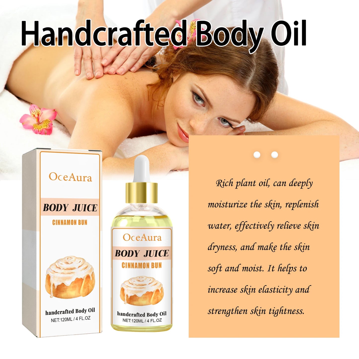 OceAura Sweet Body Oil – Moisturizing & Nourishing 120ml