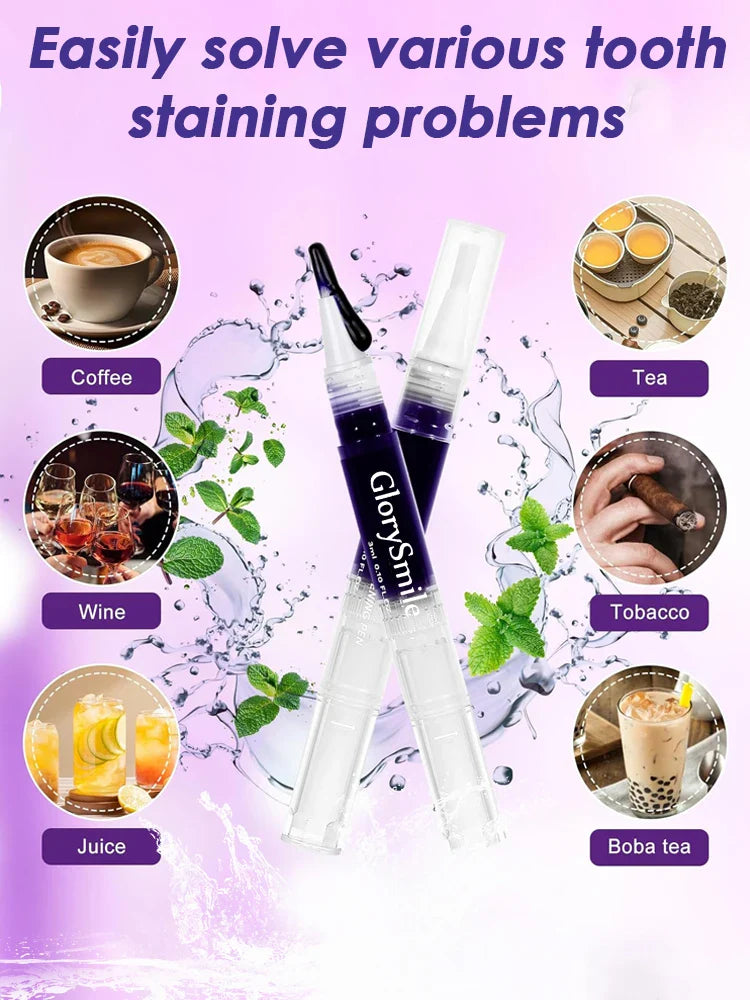 GlorySmile Purple Teeth Whitening Pen – No-Sensitivity Formula