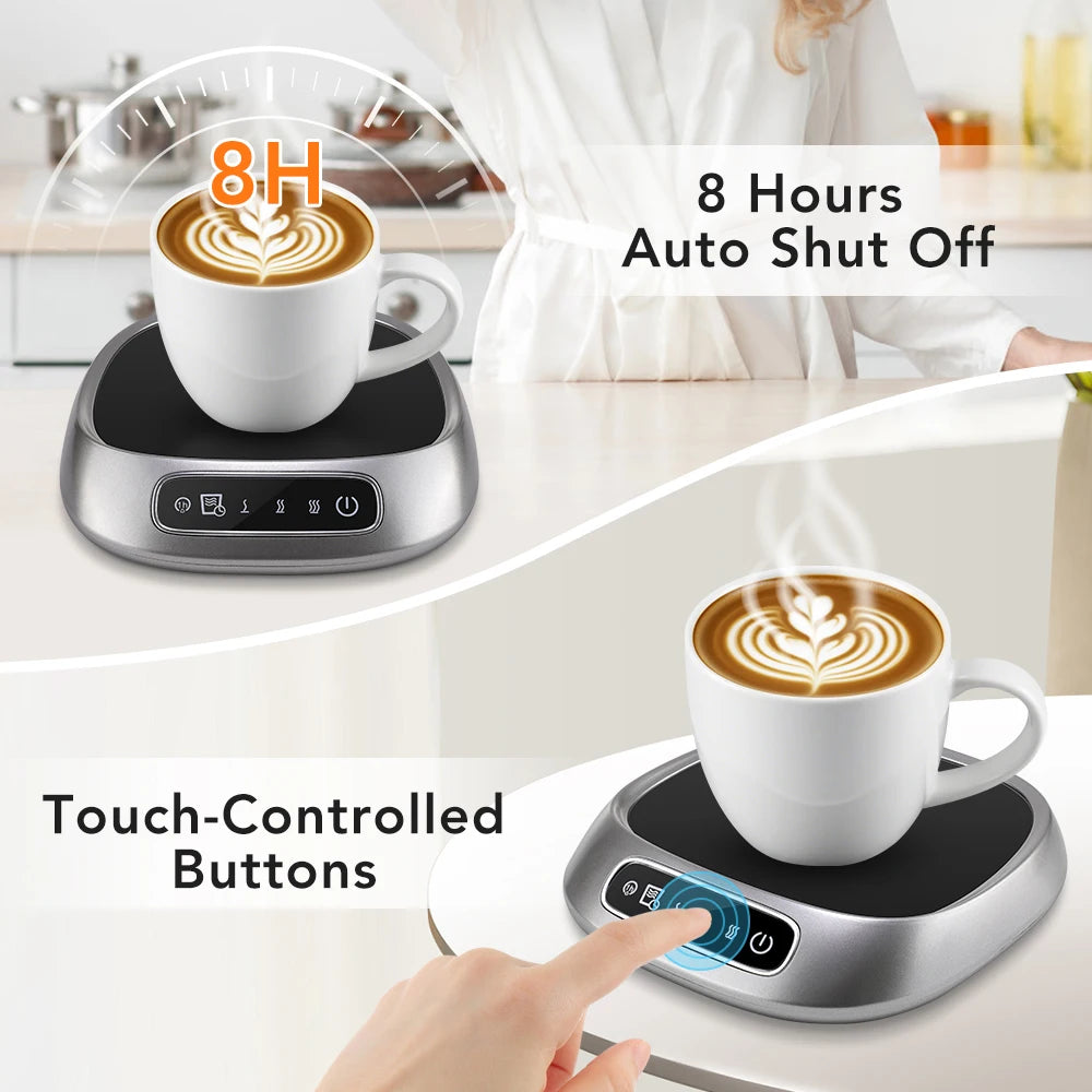 USB Cup Warmer Coffee Smart Constant Temperature Electric Mug Heating Pad Warm Milk Plate Home Office Tea Water Heater Coaster Peaceful Pleasures Health and Wellness