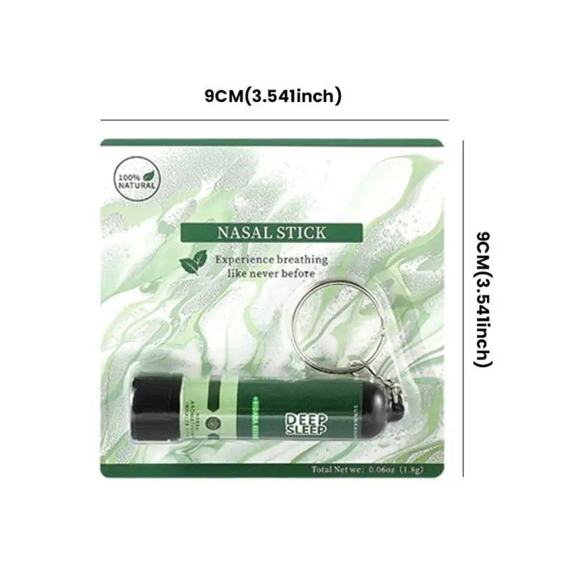 1Pcs Nasal Stick Boosts Focus Enhances Breathing Provides Fresh Sensation Aromatherapy Inhaler Prevent Drowsy Driving Peaceful Pleasures Health and Wellness Onesize