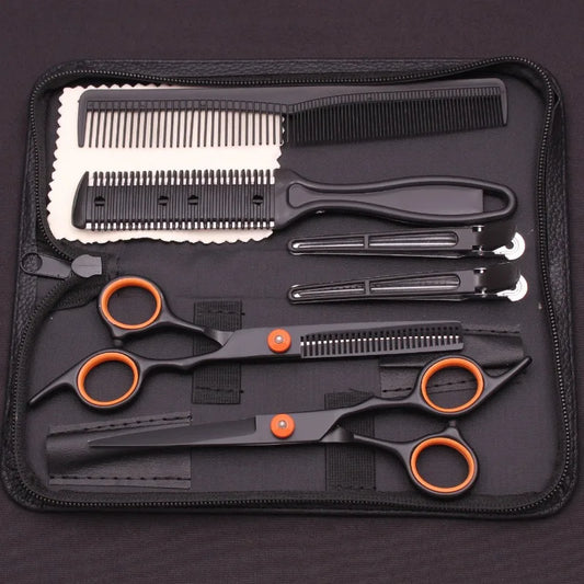 Hair Scissors 6" JP Stainless Hairdressing Scissors Barber Shop Hair Cutting Scissors Thinning Shears Haircut Set Dropshipping Peaceful Pleasures Health and Wellness