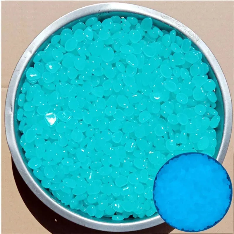 200Pcs Glow in the Dark Pebbles – Garden, Aquarium & Patio