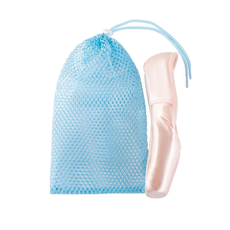 Drawstring Ballet Bag – Mesh Pointe Shoe Storage for Dancers