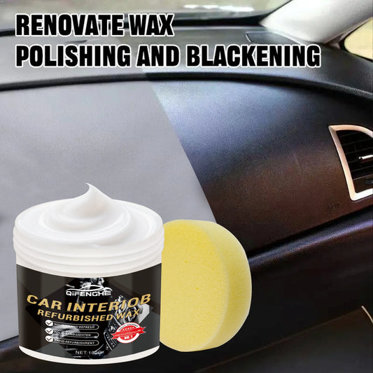 Car Interior Restoration Wax – Seat & Dashboard Refurbishing Cream Interior Detailing Wax Oasis Select