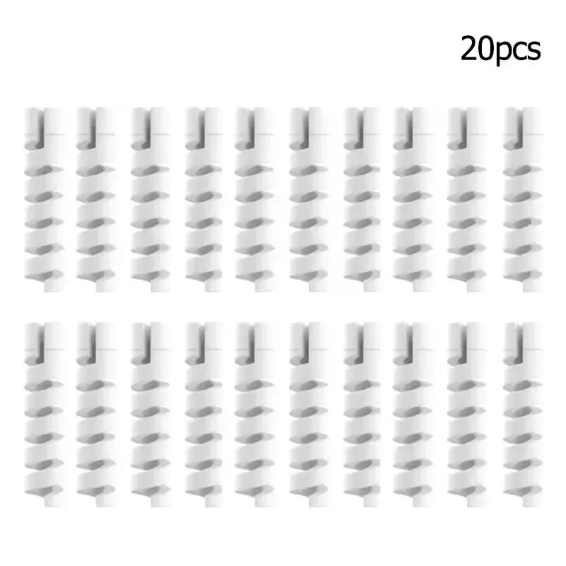 Silicone Cable Protectors Spiral Cord Savers 4–20 Pack