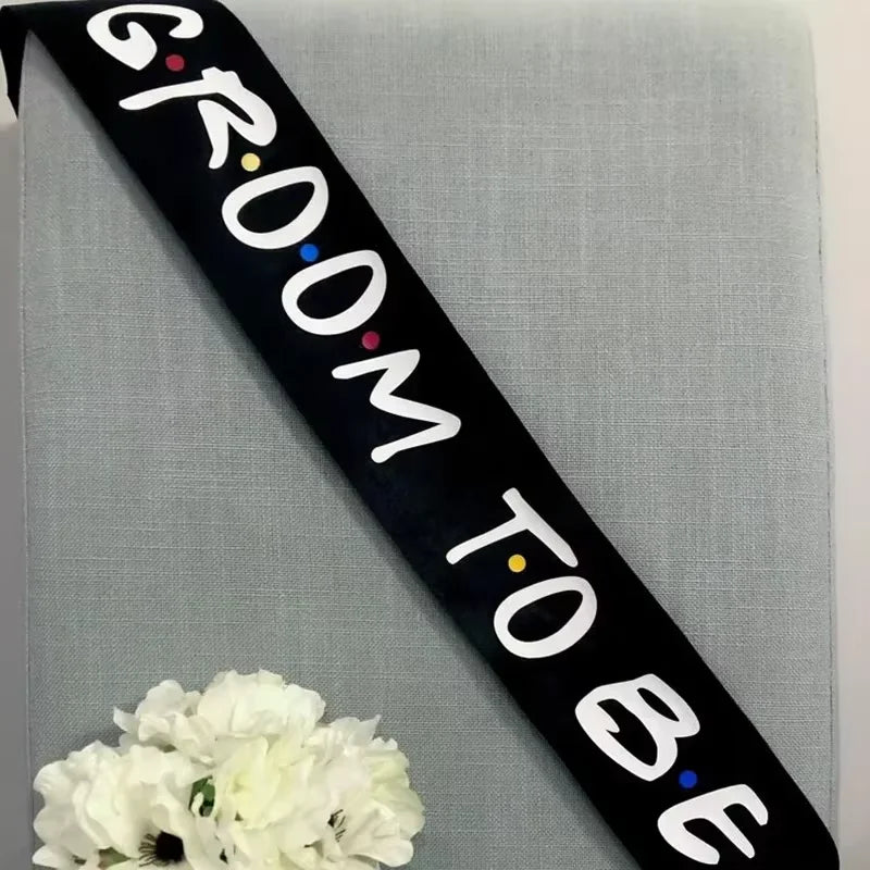 I Do Crew Bridal Sash | Bachelorette Bridesmaid Gift Bridal Party Sash Peaceful Pleasures Health and Wellness groom to be