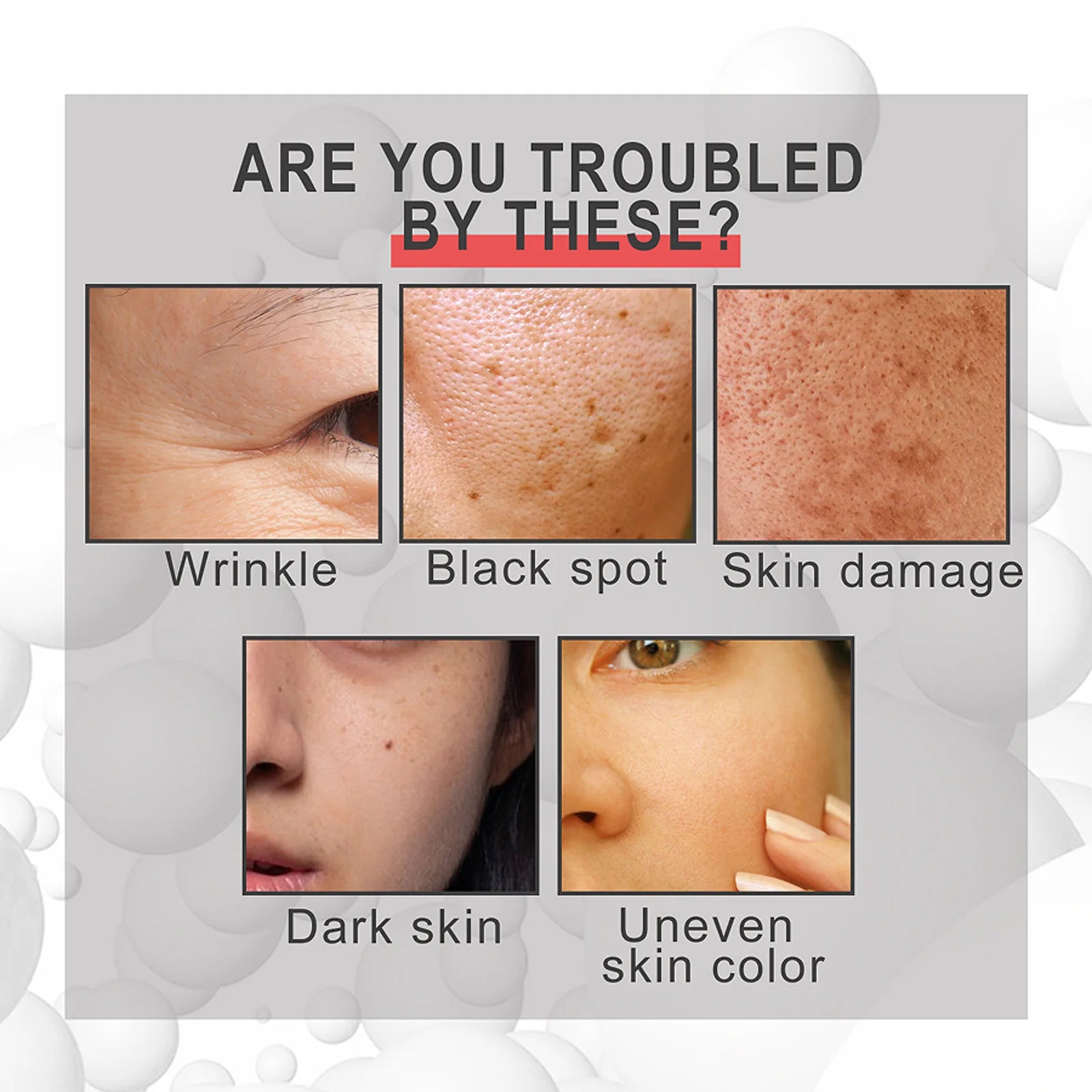 Anti Aging Serum Reduce Fine Line Firming Lifting Wrinkle Removal Lighten Dark Spots Repair Moisturize Whitening Ampoule Essence Peaceful Pleasures Health and Wellness