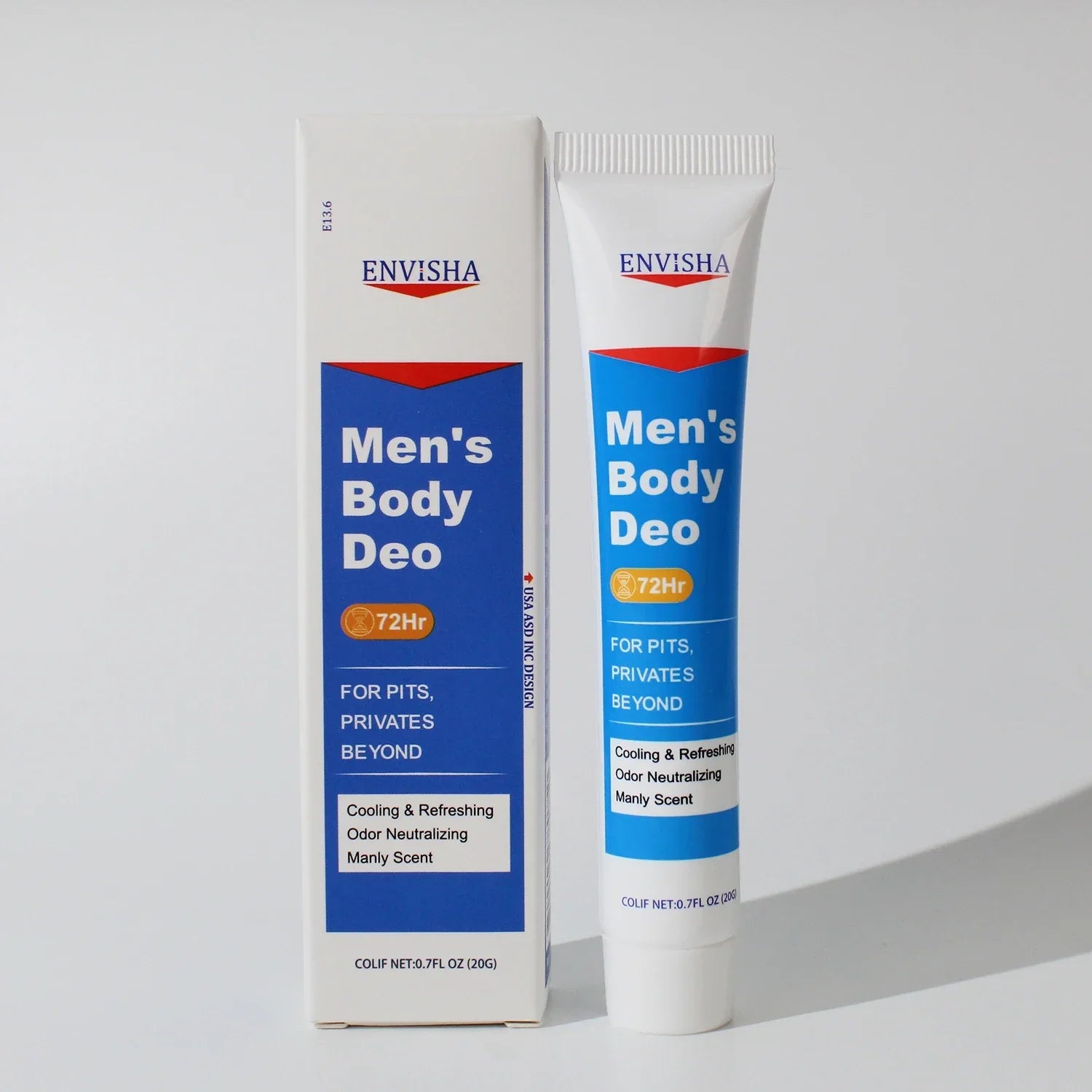 ENVISHA Men's 72-Hour Deodorant Body Lotion – Intimate Care Peaceful Pleasures Health and Wellness