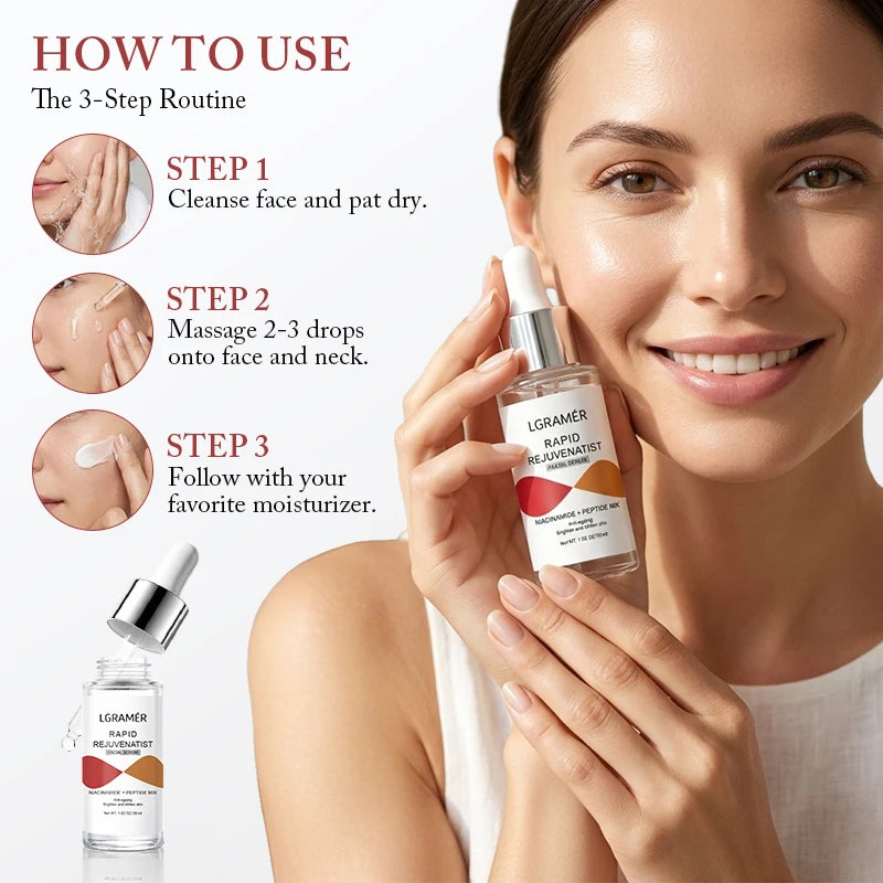 30ml/50ml Niacinamide Facial Essence Dark Spot Remover Anti-aging Essence Facial Skin Care Repair Collagen Nourish Skin Care Peaceful Pleasures Health and Wellness