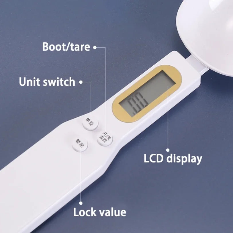 LCD Digital Weighing Spoon Scale | 0.1g Precision Kitchen Tool