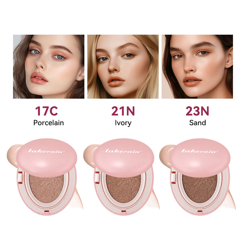 Lakerain Super Fit Cushion Foundation – Waterproof & Brightening Cushion Foundation Peaceful Pleasures Health and Wellness