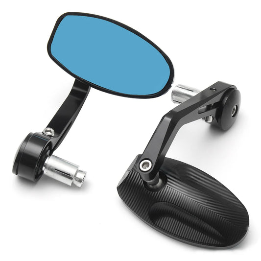 CNC Bar End Mirrors for Triumph Speed Triple | Black Aluminum Pair Motorcycle Bar End Mirrors Peaceful Pleasures Health and Wellness Default Title