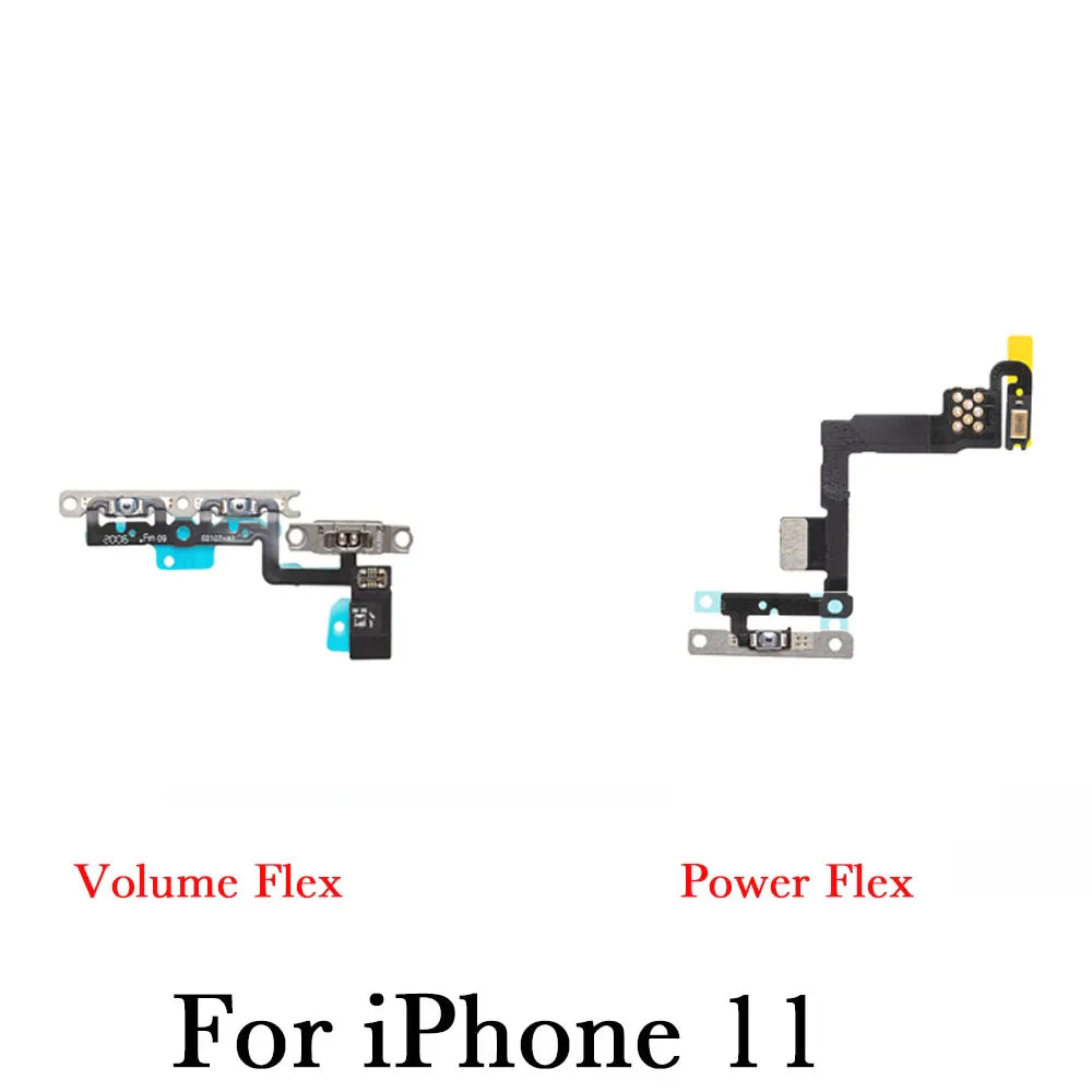 Power Volume Silent Flex Cable iPhone X XR XS 11 Pro Max