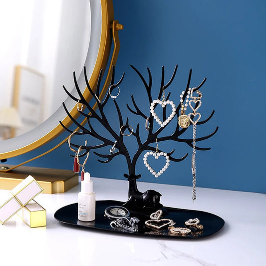 Tree Branch Jewelry Stand – Earring, Necklace & Ring Organizer Jewelry Display Stand Peaceful Pleasures Health and Wellness