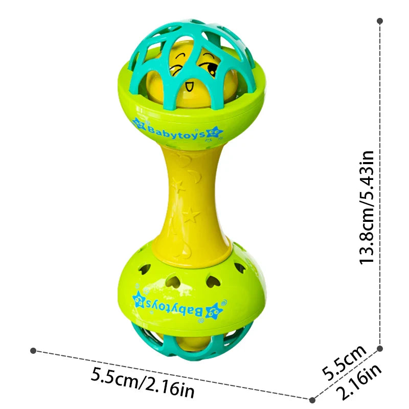 Baby Rattle Grasping Ball Toy | 0–24 Months | Multi-Color