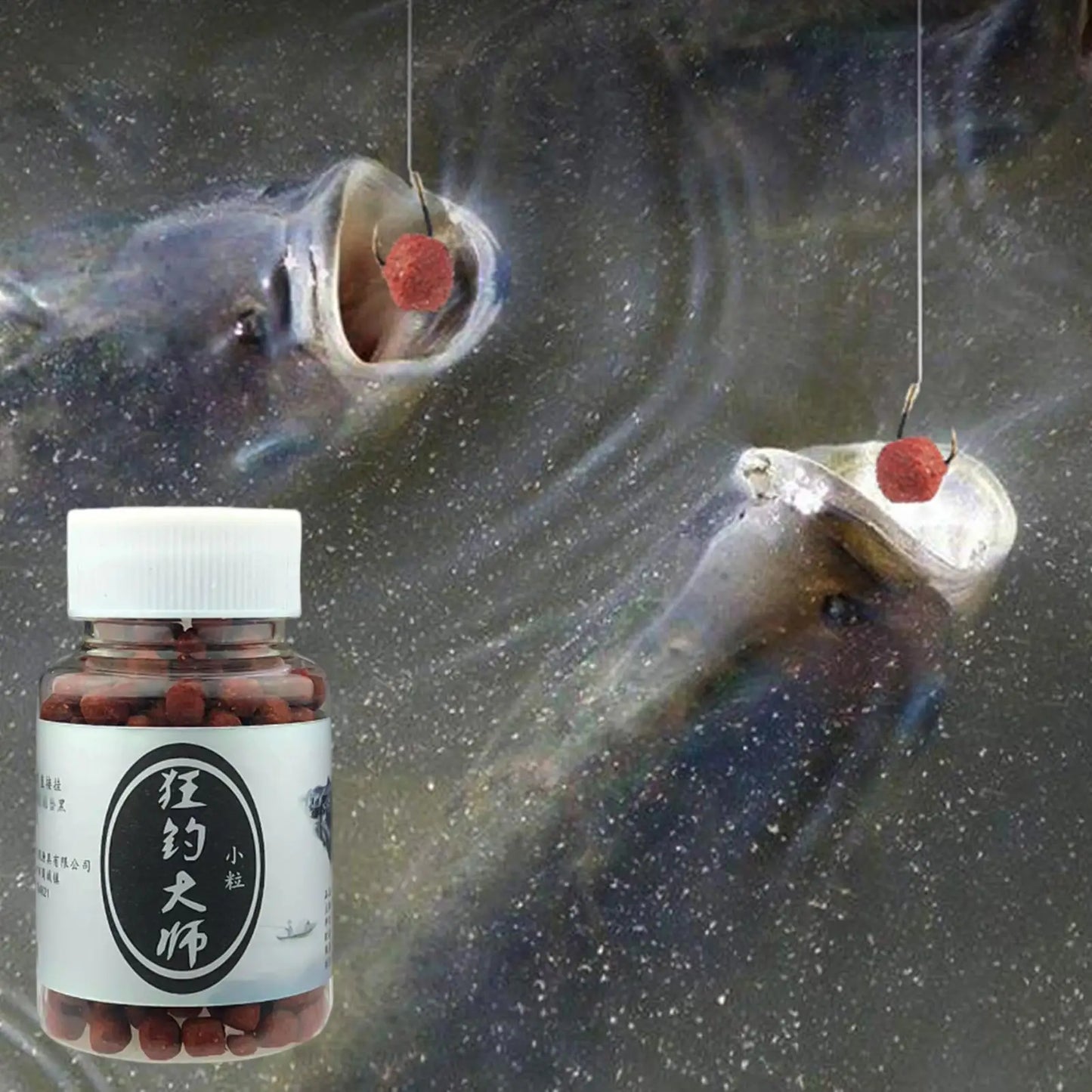 Concentrated Carp Fishing Bait Additive Fish Attractant for Freshwater Lakes Rivers, Crucian Grass Carp Herring Snapper Peaceful Pleasures Health and Wellness