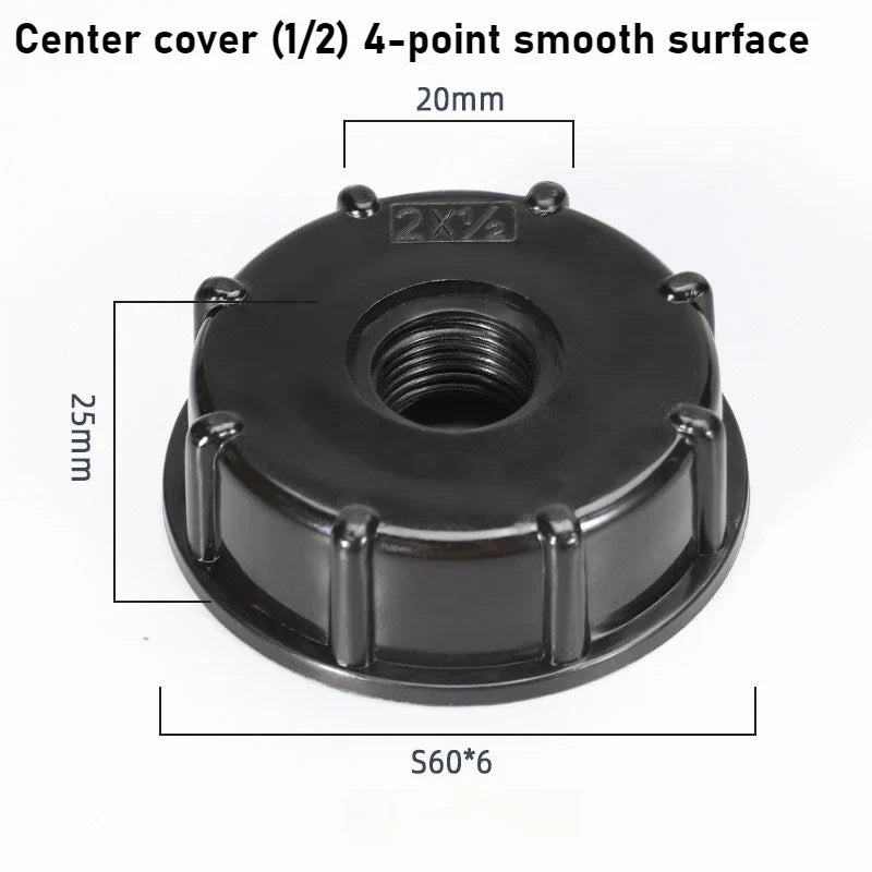 IBC Tote Tank Valve Adapter – 1/2" 3/4" 1" Threaded Joint