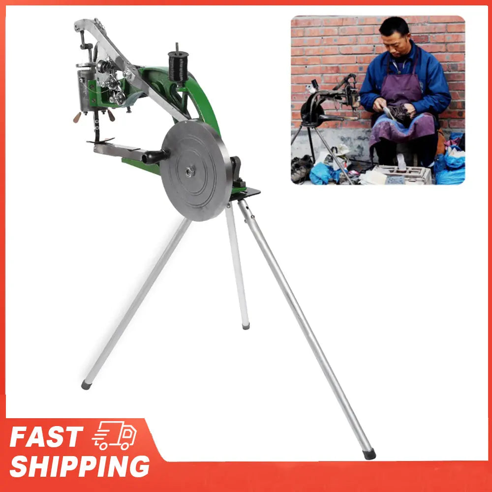 Metal Manual Sewing Machine Hand Semiautomatic Nylon Cotton Line Shoe