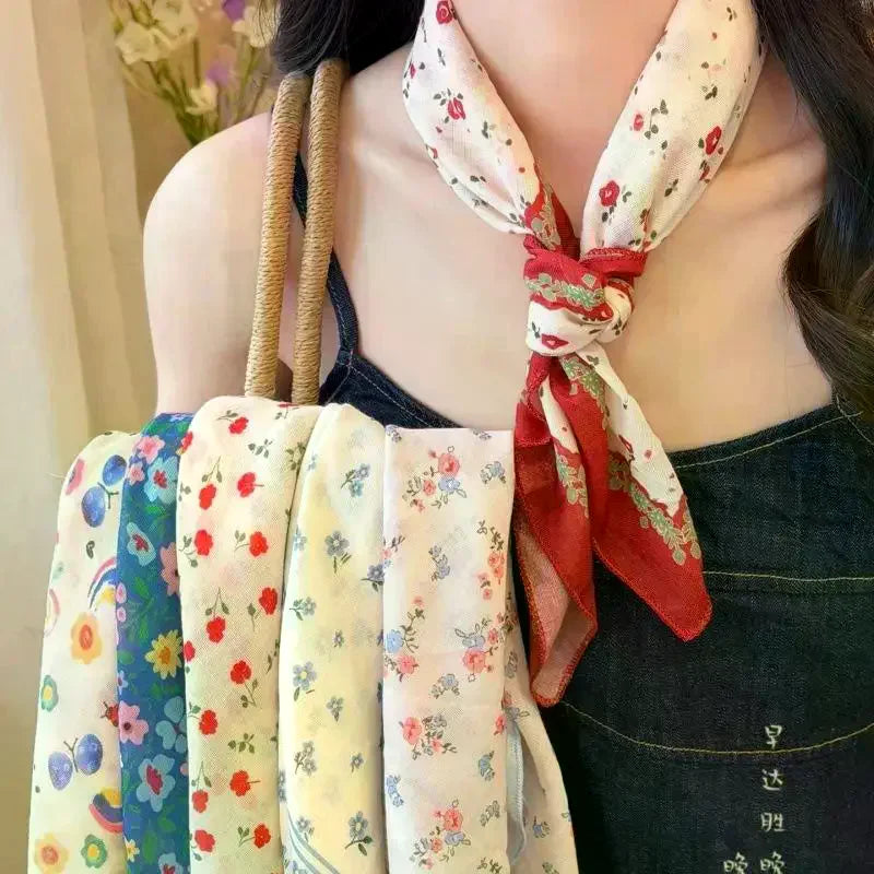Vintage Floral Headscarf – Women's Bandana & Hair Wrap