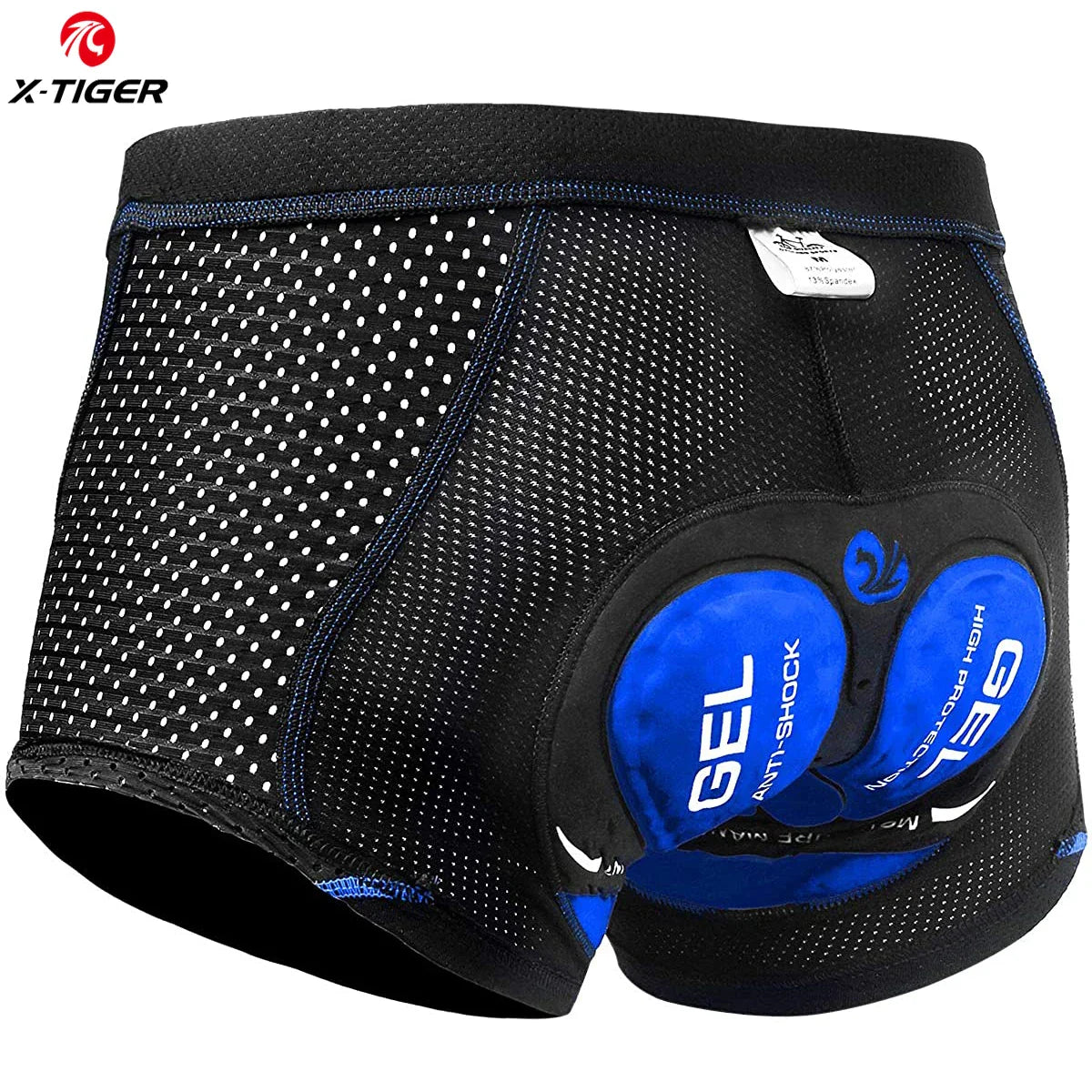 X-TIGER Men's 5D Gel Padded Cycling Underwear Shorts | MTB