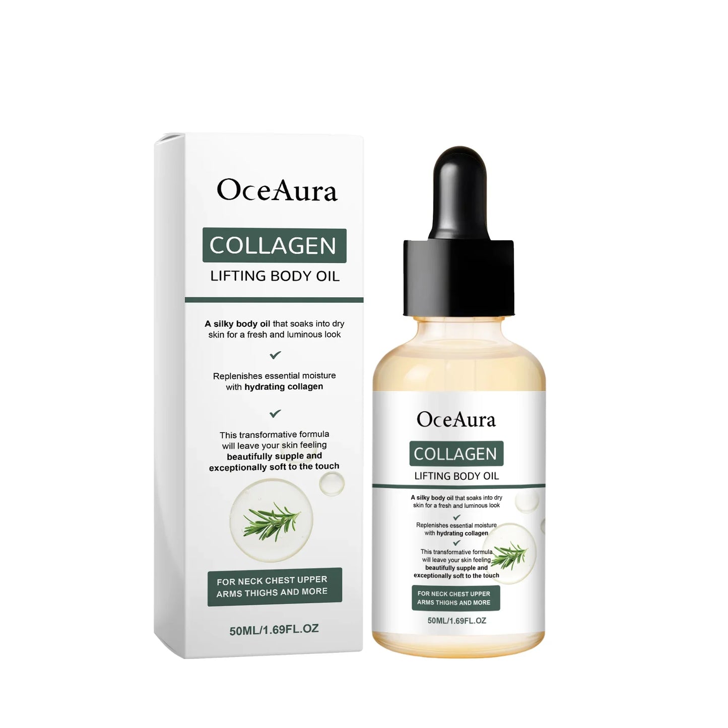 OceAura Collagen Body Oil – Firming, Smoothing & Moisturizing