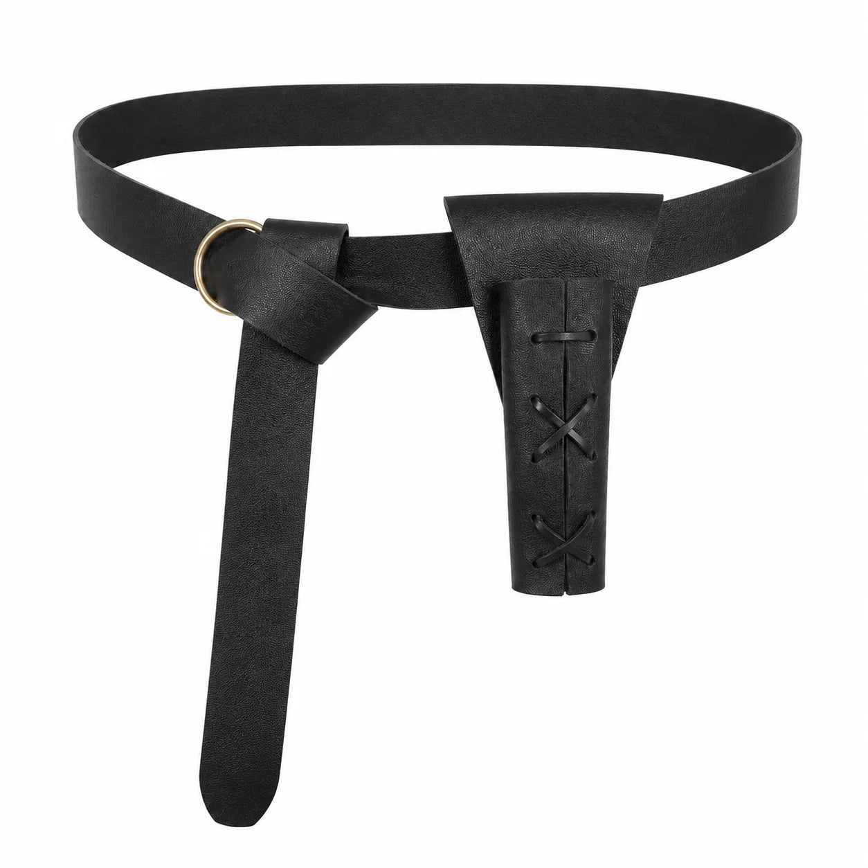 Medieval Leather Belt Sword Sheath Adjustable Waist LARP Cosplay