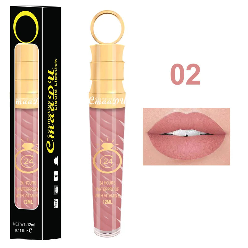Cmaadu Matte Lip Gloss – Waterproof Long-Lasting Non-Stick