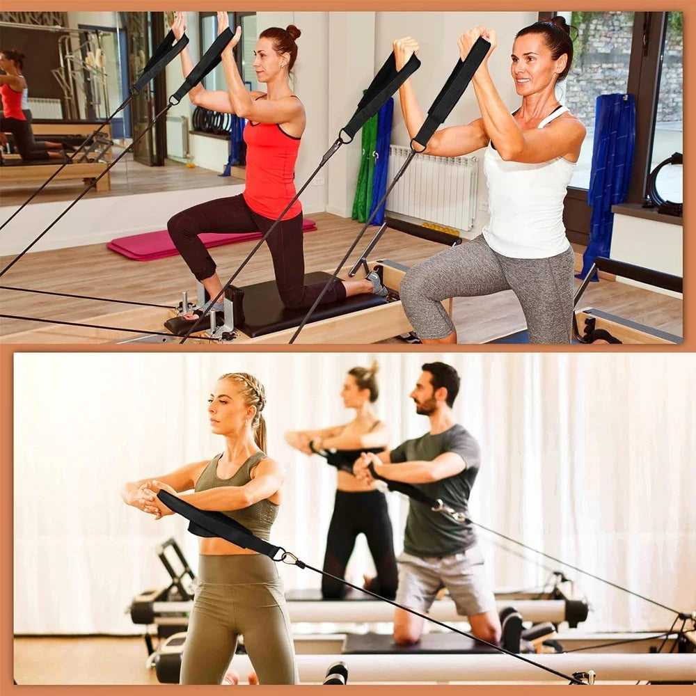 Double Loop Pilates Straps with D-Ring | Hand & Foot Strap