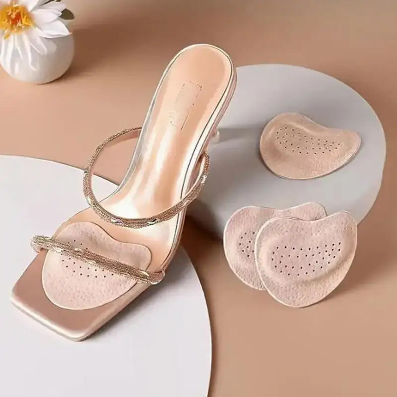 2Pairs Women‘s High Heel Toe Cushions - Anti-Slip Forefoot Pads for Pain Relief & Foot Care, Shoe Inserts Peaceful Pleasures Health and Wellness