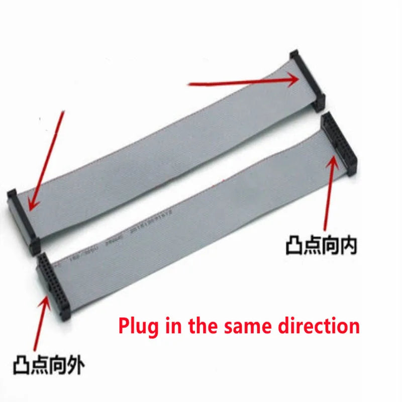 2pcs 2.0mm Pitch FC 6/8/10/14/16/18/20/24/26/30/34-60 Pin Gray Flat Ribbon Data Cable 10/20/30/50-100cm For DC3 IDC Male Header Peaceful Pleasures Health and Wellness