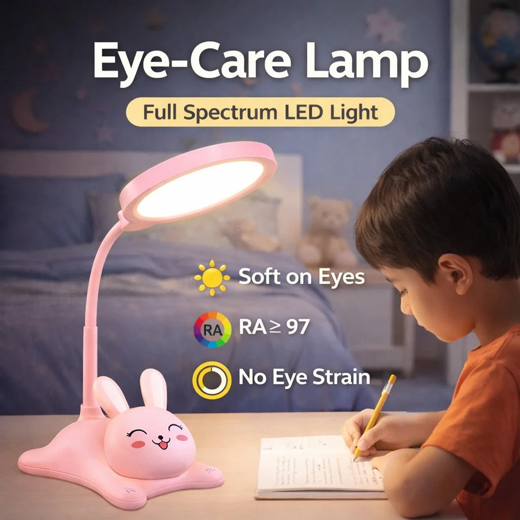 Cat Night Light Flexible Table Lamp Book Foldable Creative Cute Reading Study Cartoon Tabls Eye Protecting Desk Peaceful Pleasures Health and Wellness