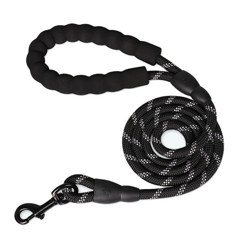 3m Reflective Dog Leash – Non-Slip Foam Handle, All Sizes